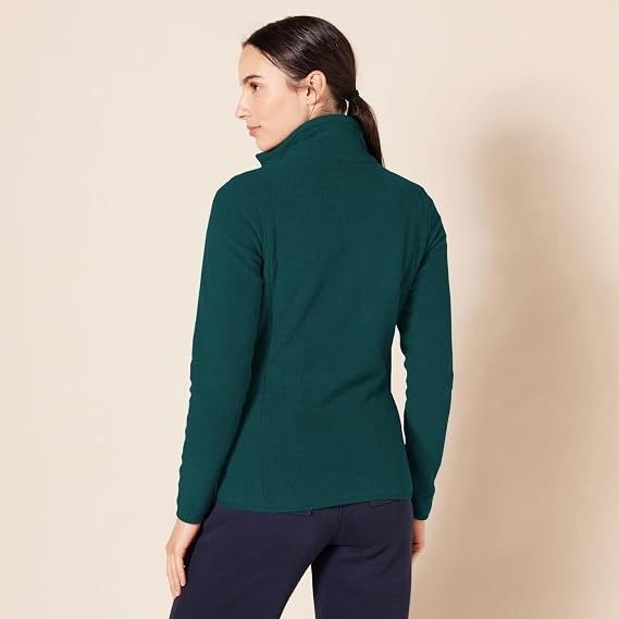 Green Zip-Up Fleece Jacket image 5